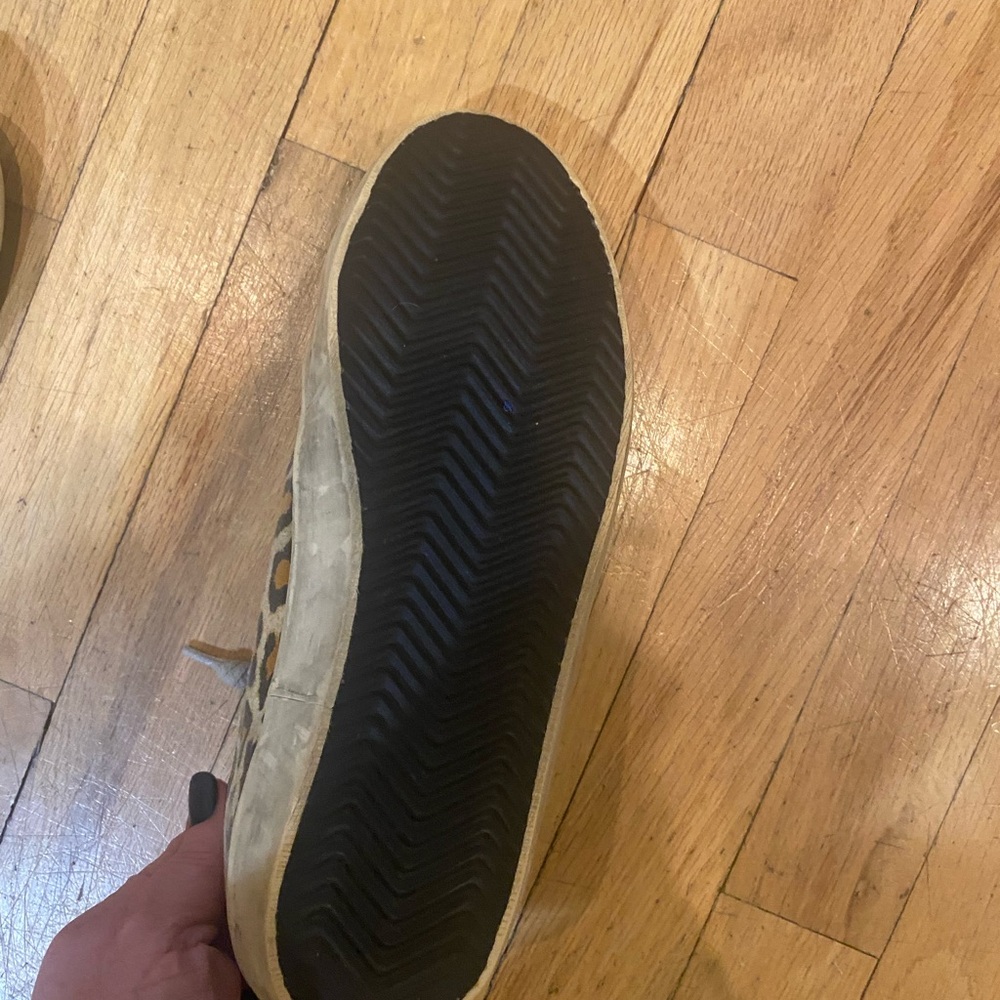 Golden goose superstar leopard print sneakers. Glittered star. Size 38 - Picture 11 of 13